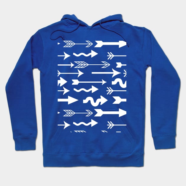 Arrowhead Arrow Design Arrows Pattern Hoodie by ShopBuzz